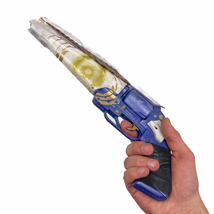 Igneous Hammer with a Shattered Sinew Shader prop replica Destiny 2 by Blasters4Masters