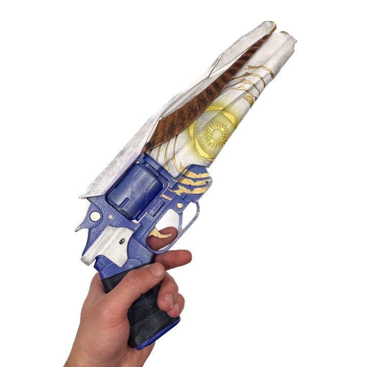Igneous Hammer with a Shattered Sinew Shader prop replica Destiny 2 by Blasters4Masters