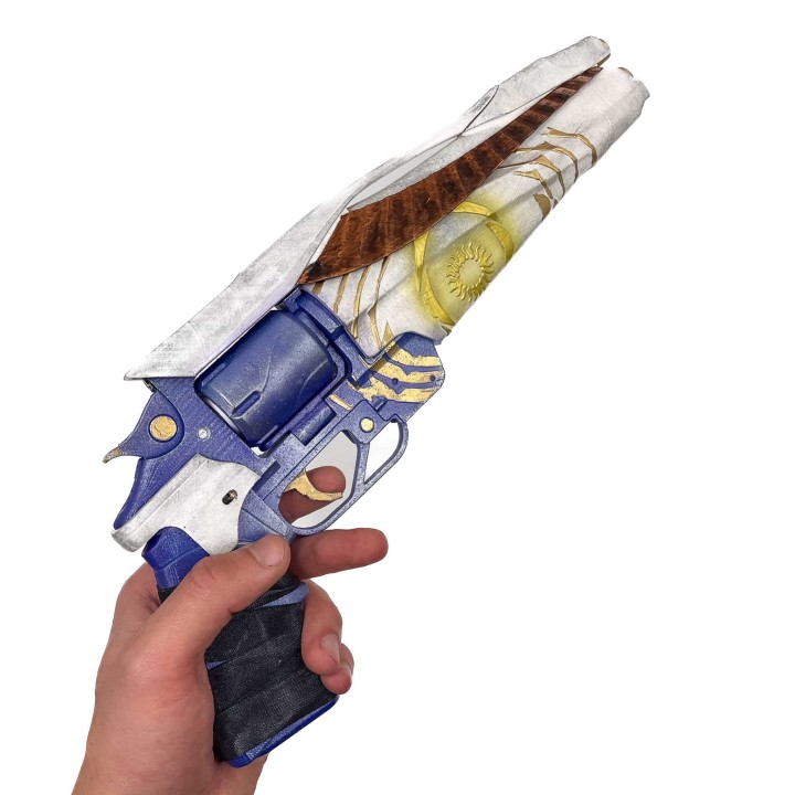 Igneous Hammer with a Shattered Sinew Shader prop replica Destiny 2 by Blasters4Masters