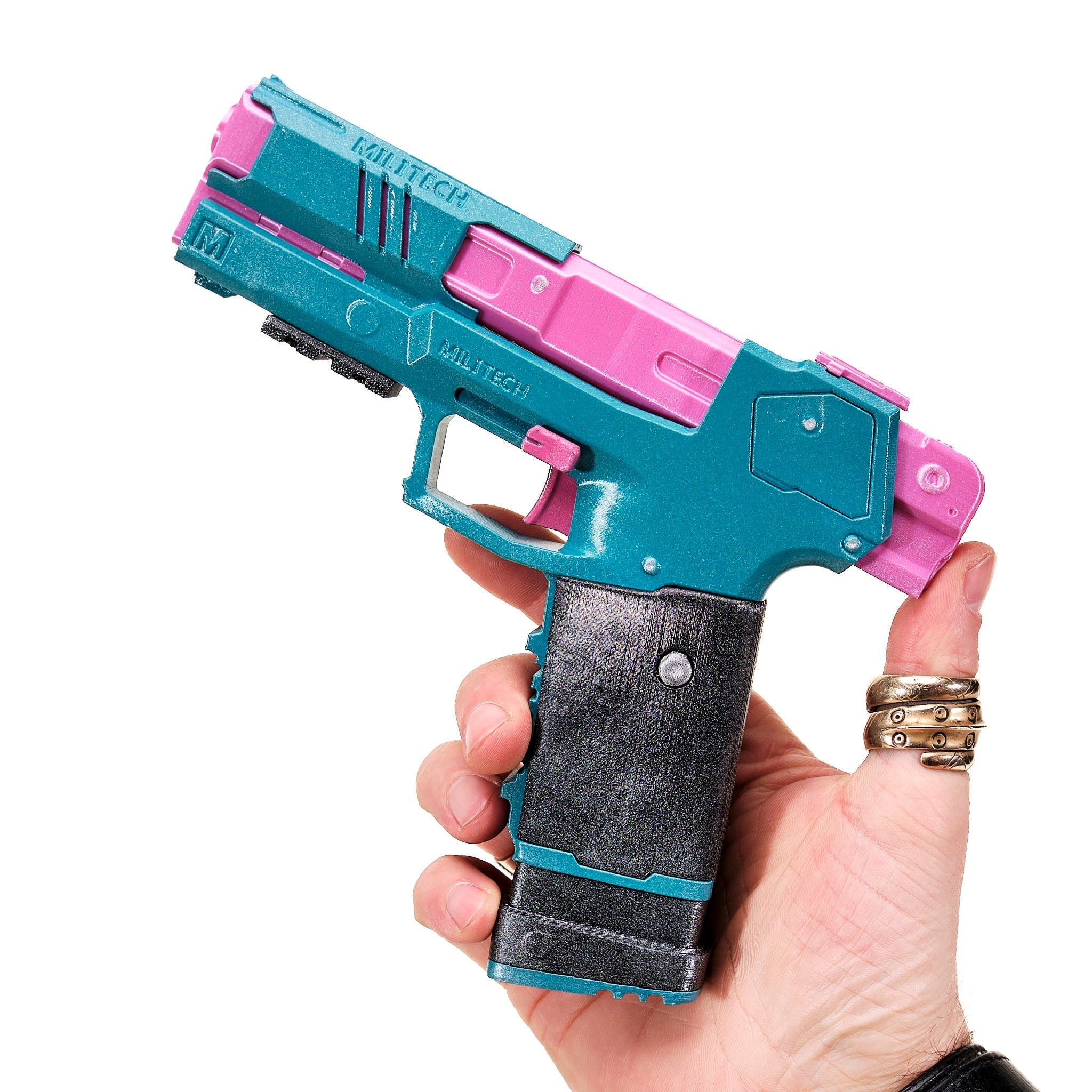 Rebecca`s pistol prop replica from Cyberpunk 2077 by Blasters4Masters
