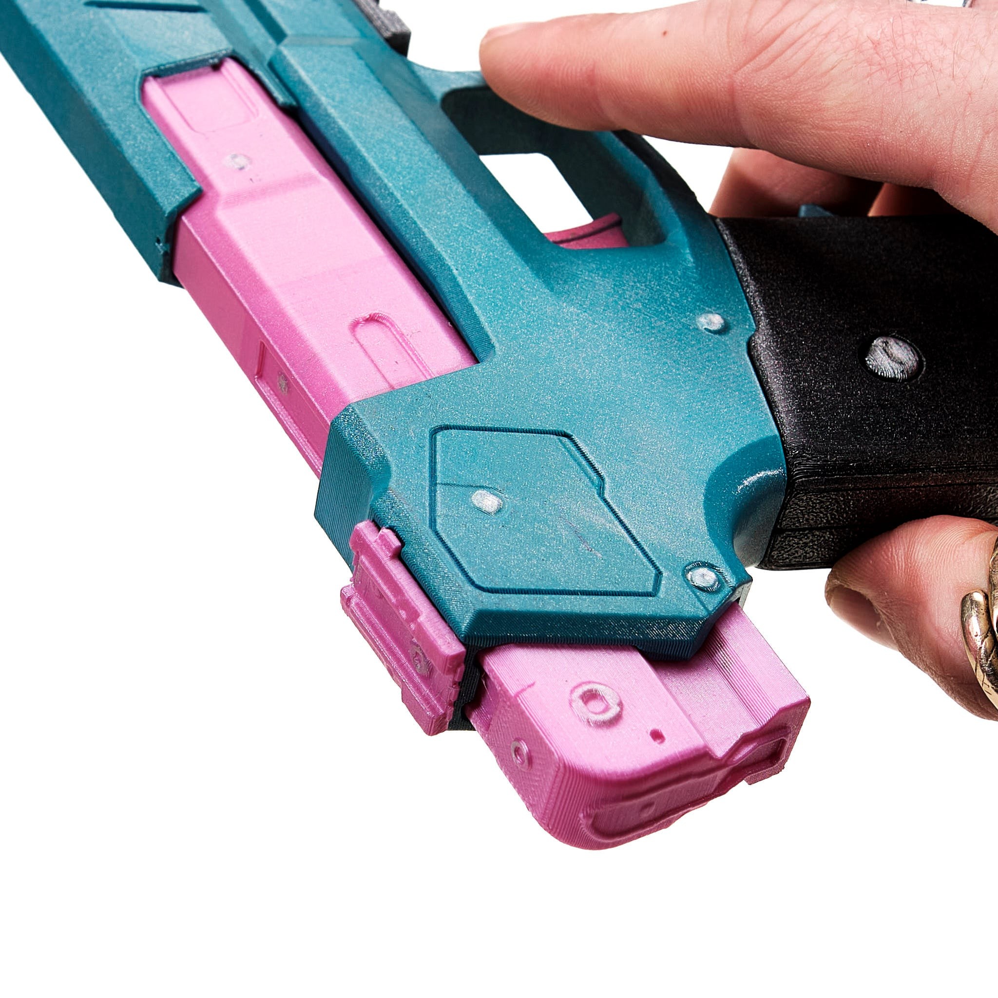 Rebecca`s pistol prop replica from Cyberpunk 2077 by Blasters4Masters