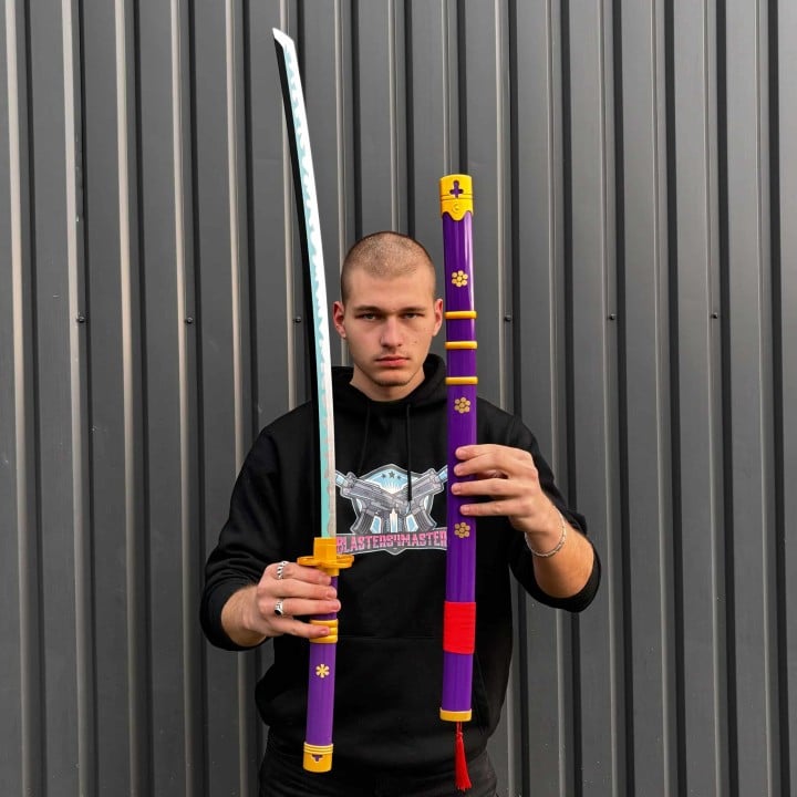 Sandai Kitetsu purple replica props by masters4blasters