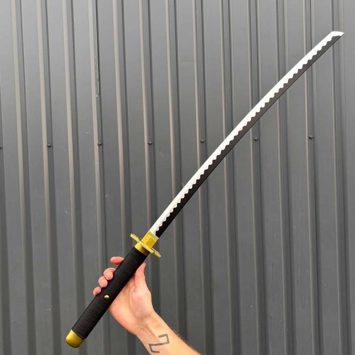 Nicairin Yorichini shigikuni katana prop replica by blasters4masters