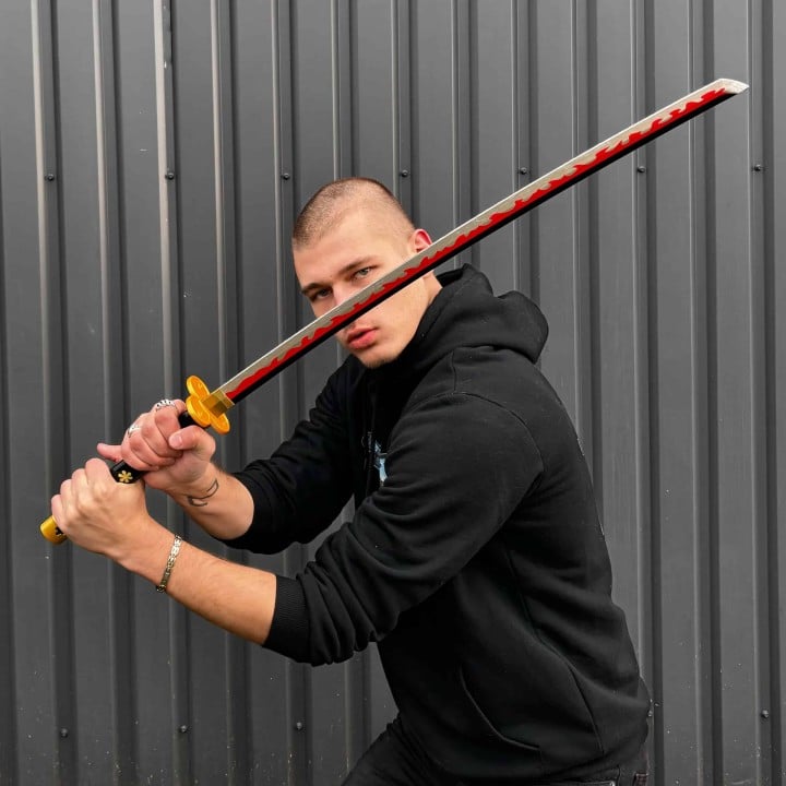 Ame no habakari katana prop replica by blasters4masters