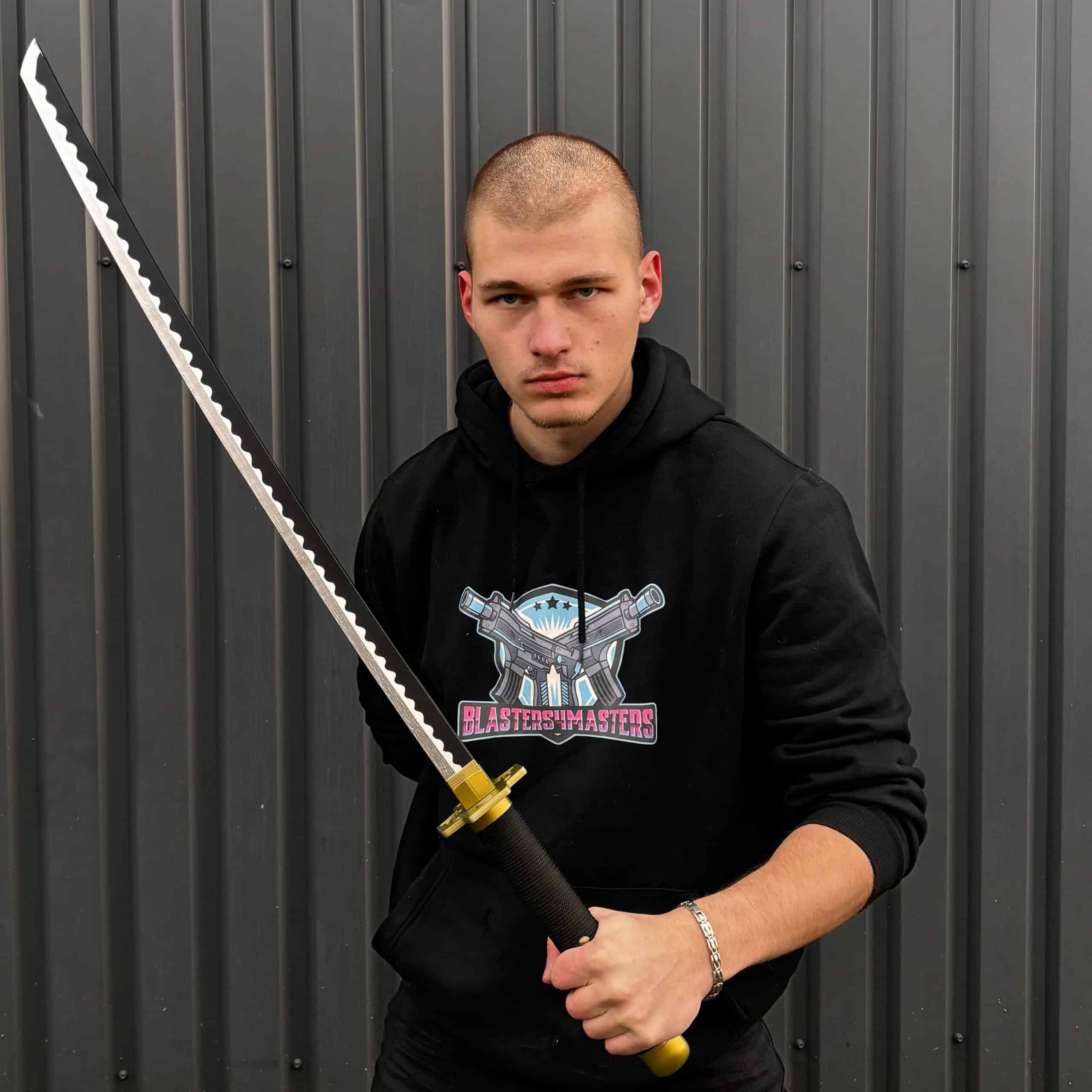 Shusui Katana prop replica on piece by blasters4masters