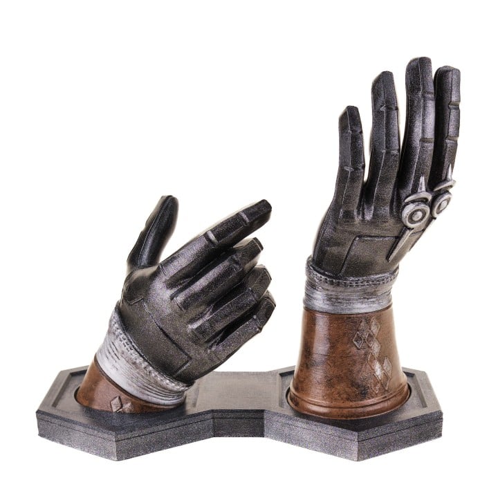 Cayde-6 Hands Stand Ace of spades replica prop from Destiny 2 by Blasters4Masters
