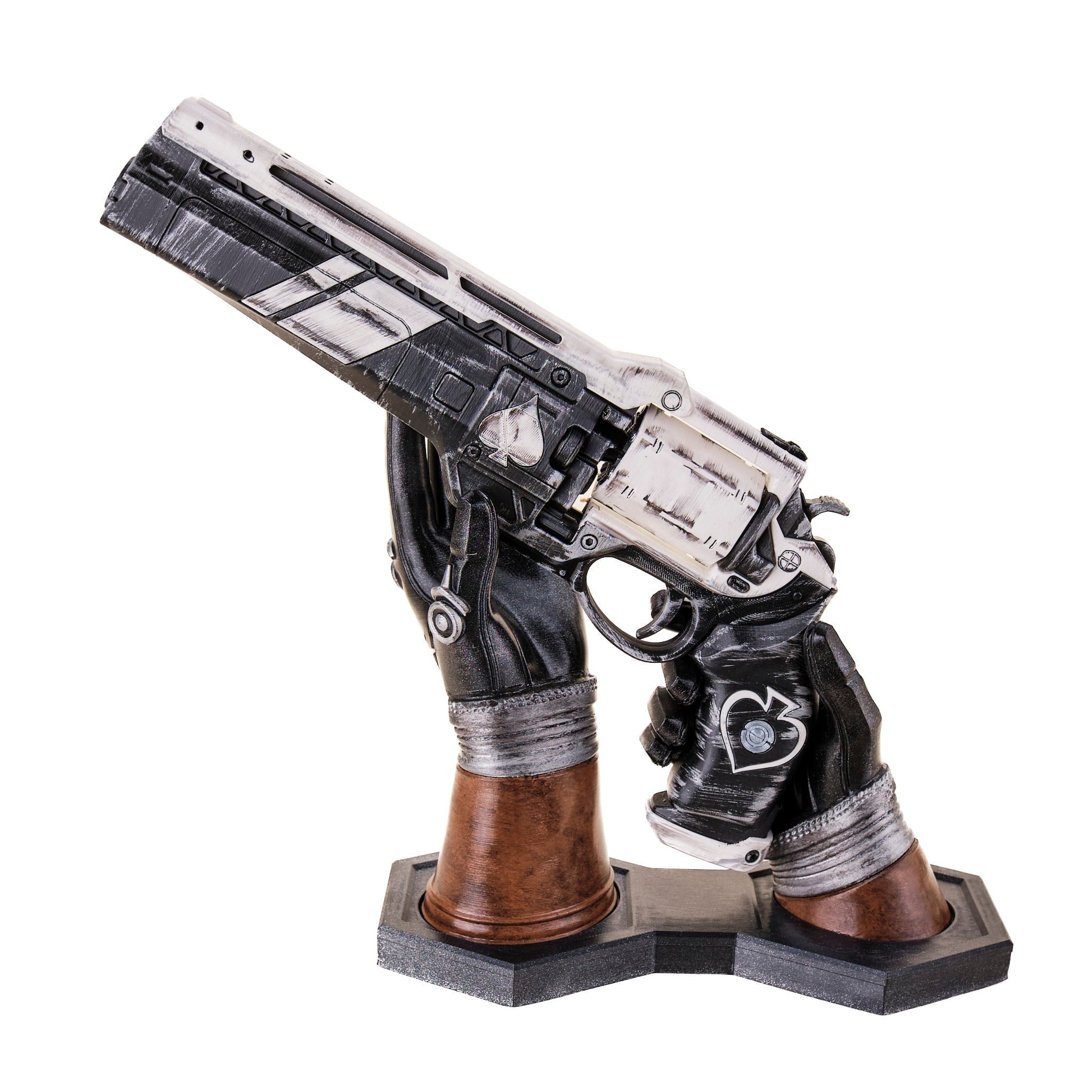Cayde-6 Hands Stand Ace of spades replica prop from Destiny 2 by Blasters4Masters