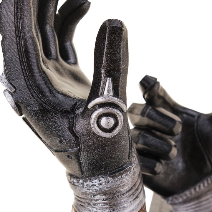 Cayde-6 Hands Stand Ace of spades replica prop from Destiny 2 by Blasters4Masters