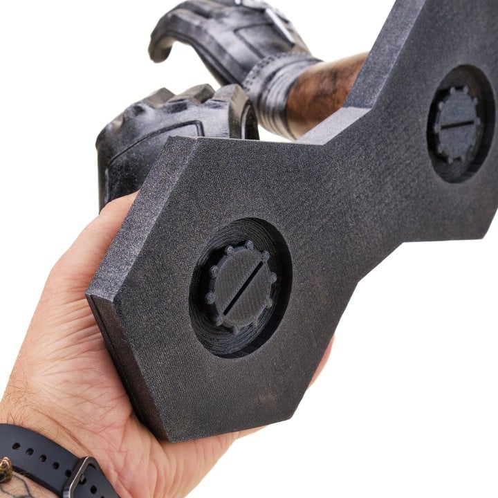Cayde-6 Hands Stand Ace of spades replica prop from Destiny 2 by Blasters4Masters