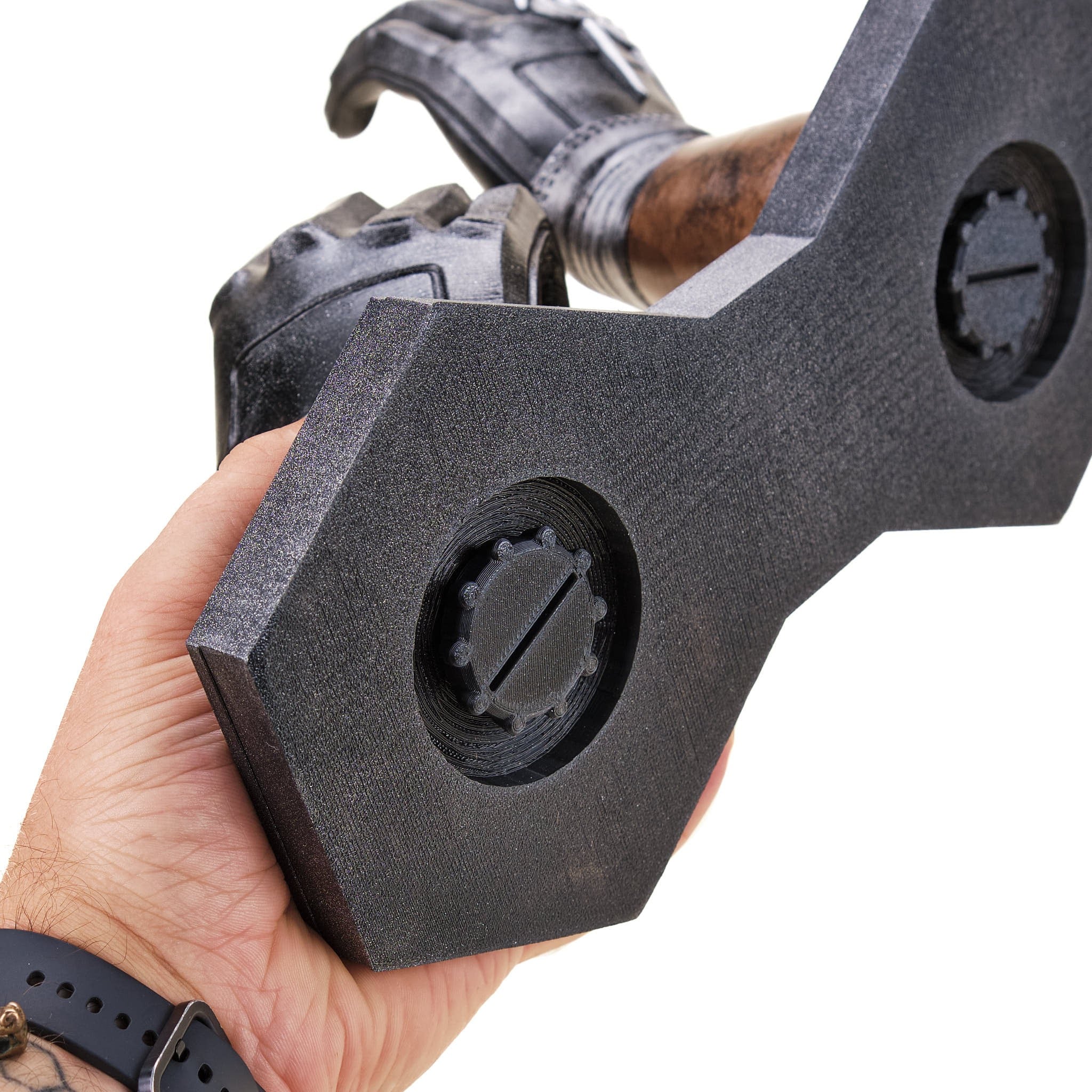 Cayde-6 Hands Stand Ace of spades replica prop from Destiny 2 by Blasters4Masters