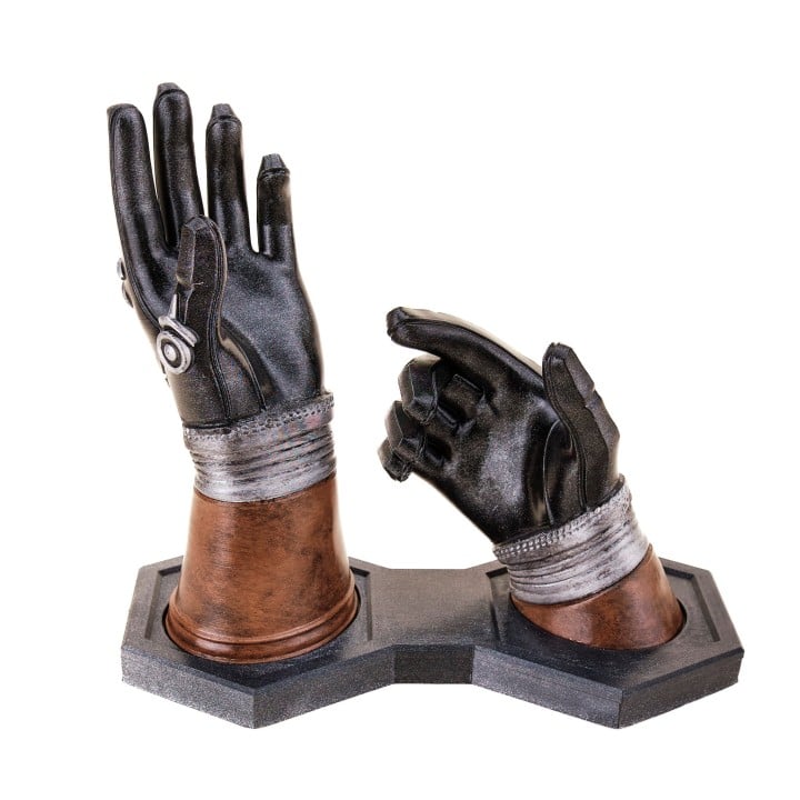 Cayde-6 Hands Stand Ace of spades replica prop from Destiny 2 by Blasters4Masters