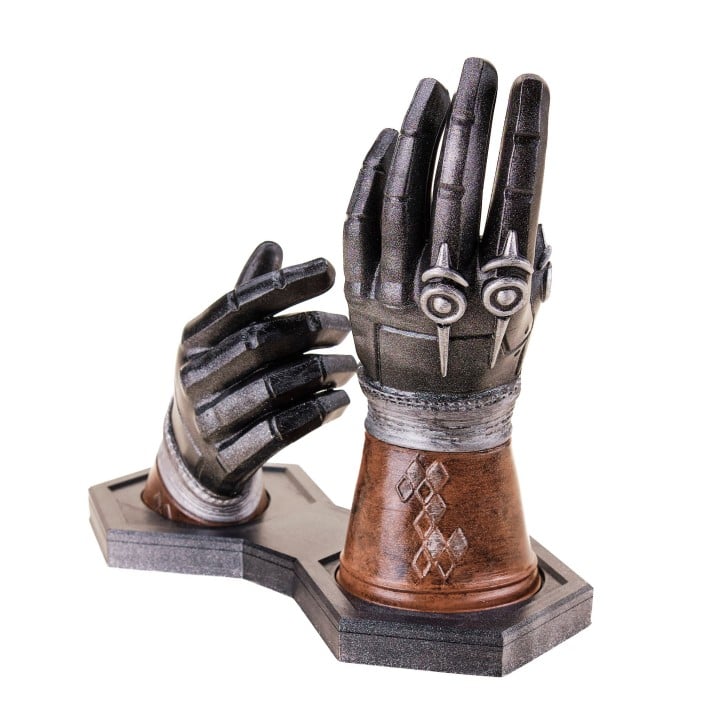 Cayde-6 Hands Stand Ace of spades replica prop from Destiny 2 by Blasters4Masters