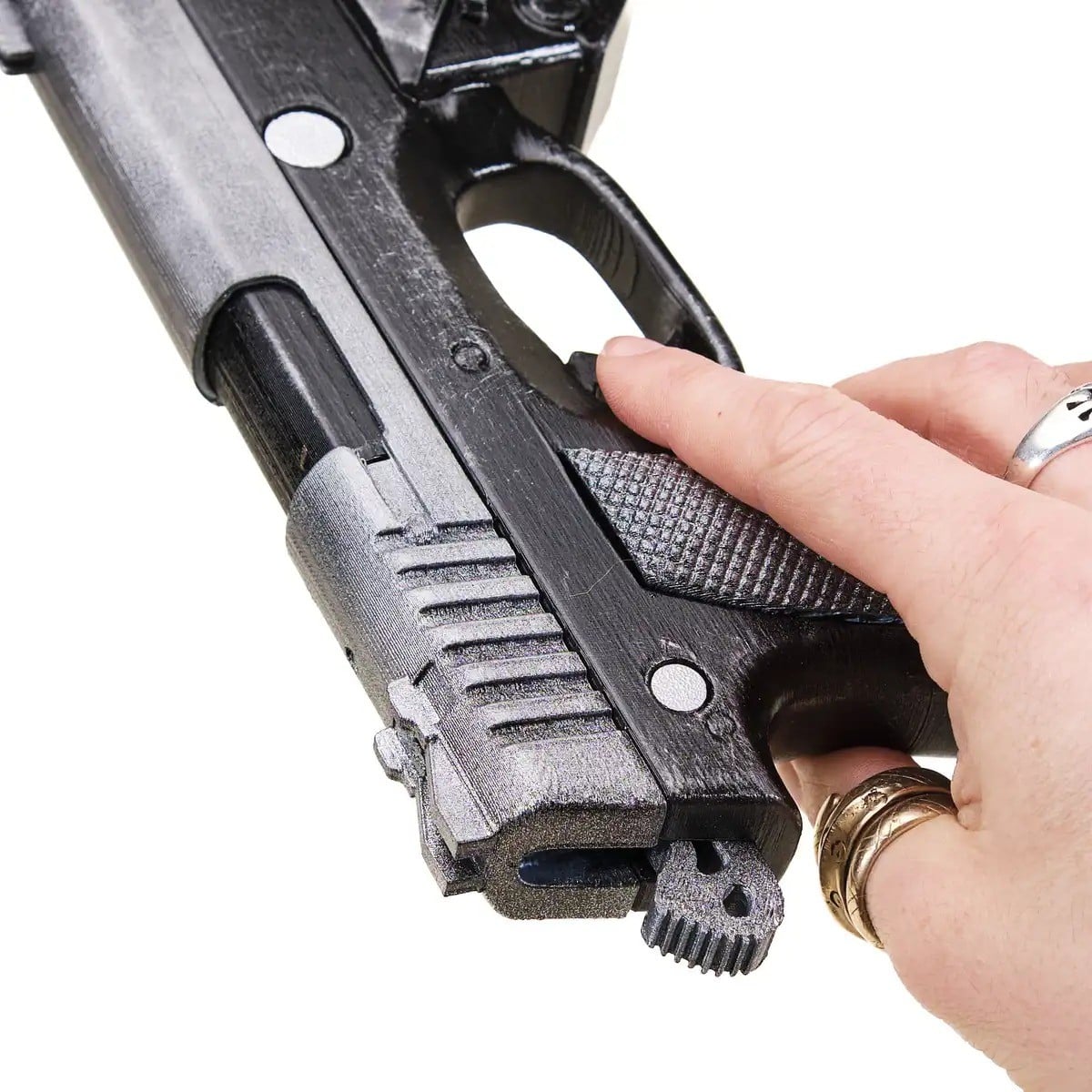 Her Majesty Pistol Replica Prop From Cyberpunk 2077 By Blasters4Masters 3