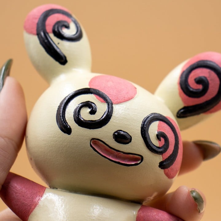 Spinda Pokemon Figurine Figurine Collectable 4
