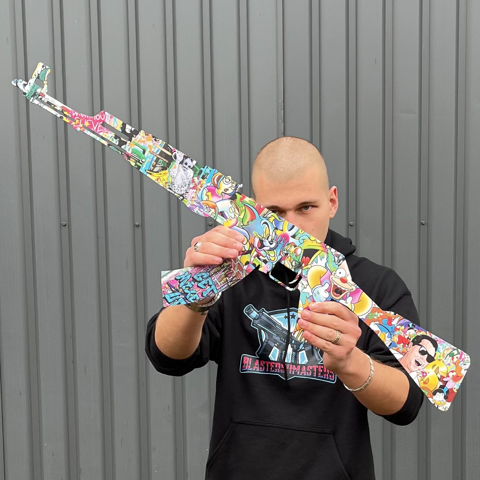Ak 47 Cartoon prop replica by Blasters4masters