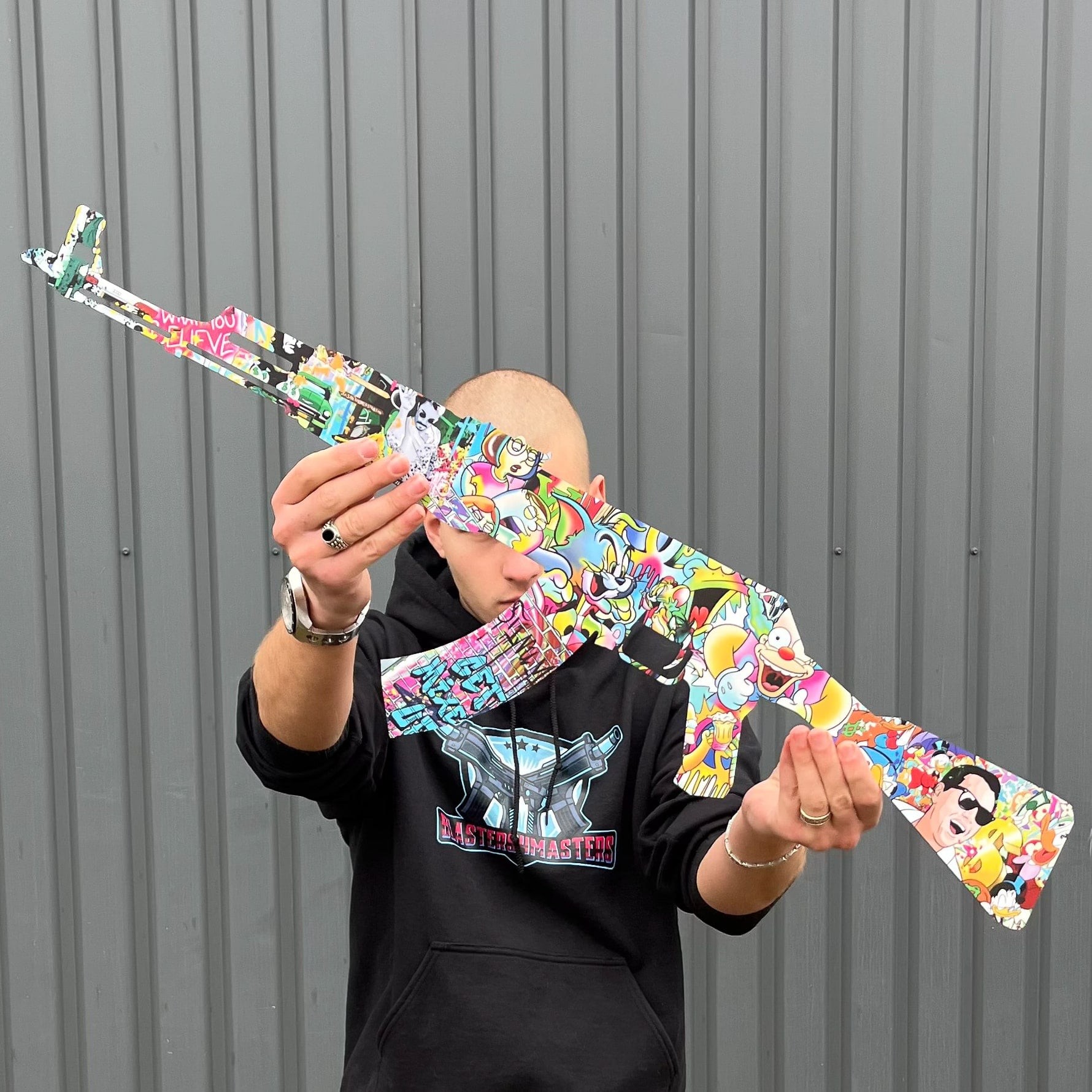 Ak 47 Cartoon prop replica by Blasters4masters