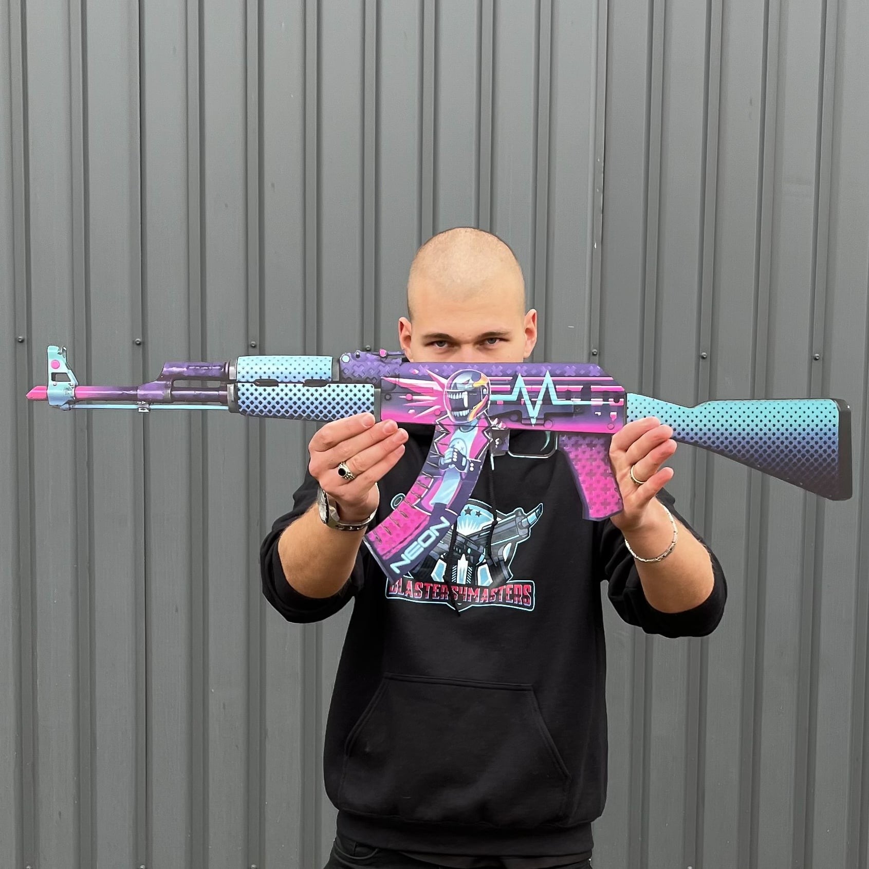 AK 47 Neon Rider prop replica by blasters4masters