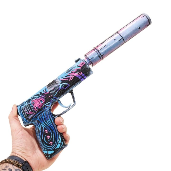USPS Neo Noir Replica Prop From CS GO By Blasters4Masters