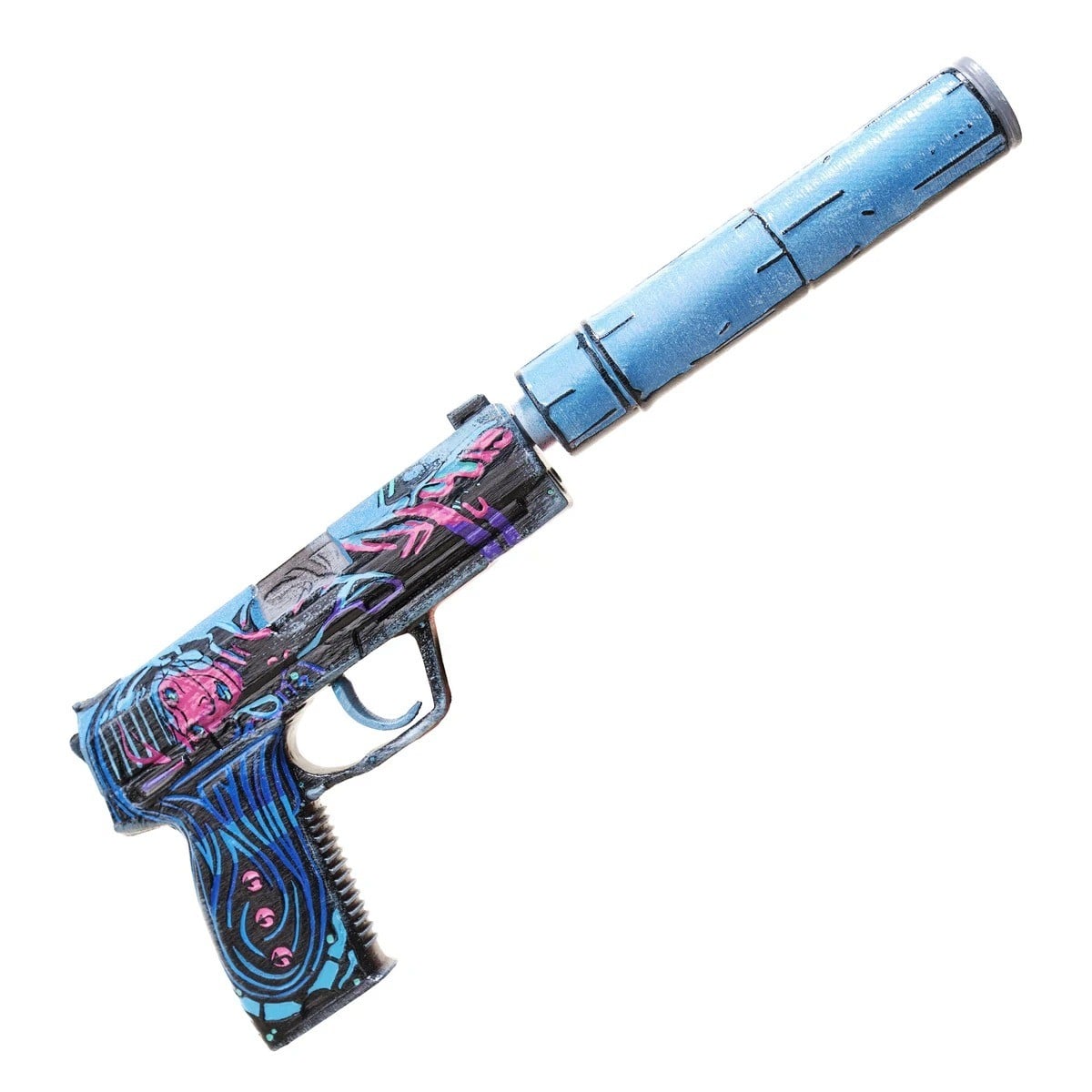 USPS Neo Noir Replica Prop From CS GO By Blasters4Masters 12