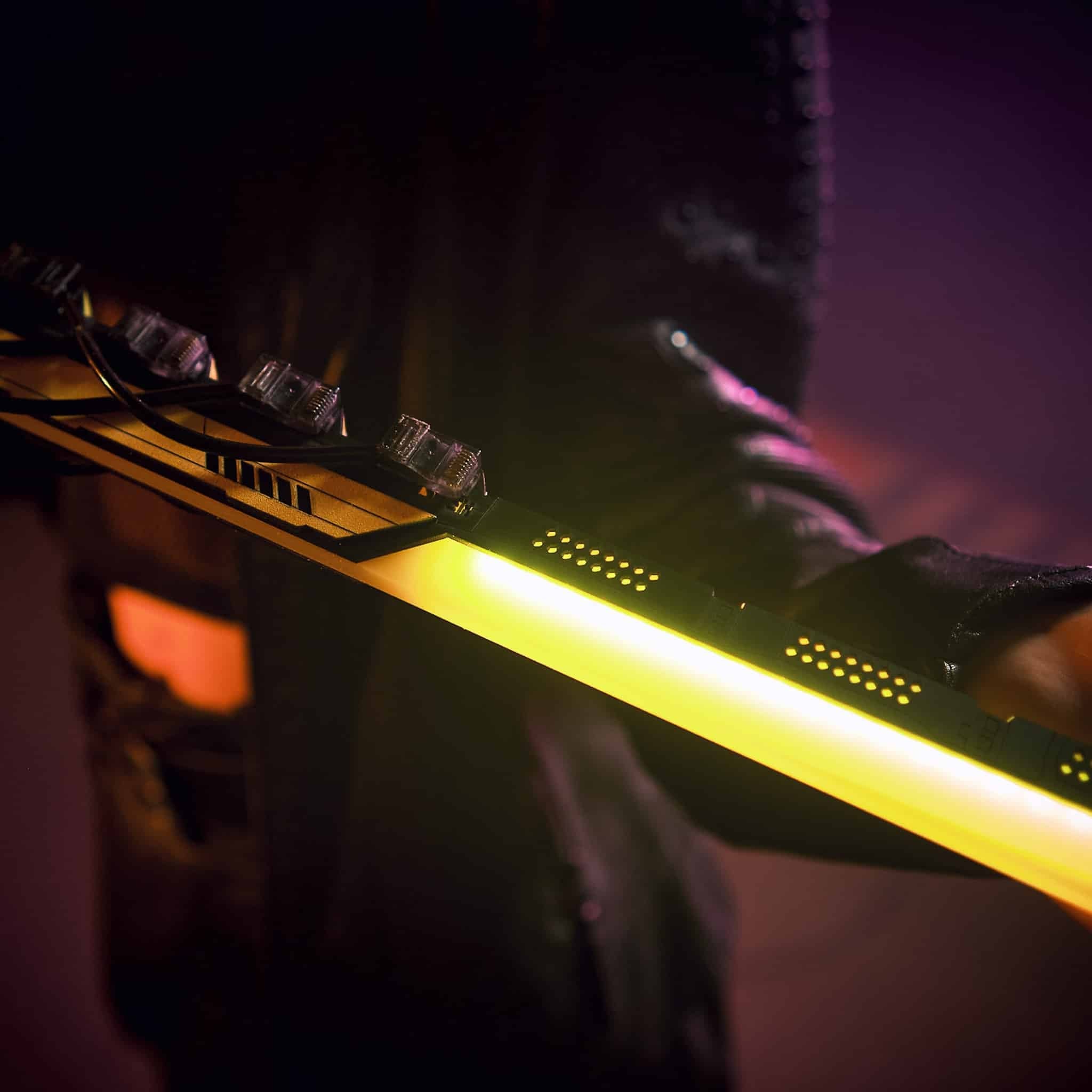 Kosei LED Katana prop replica cyberpunk cosplay by Blasters4Masters