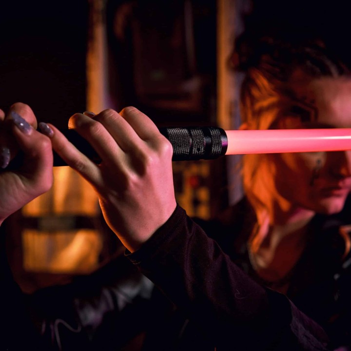 red lightsaber replica prop star wars blasters4masters