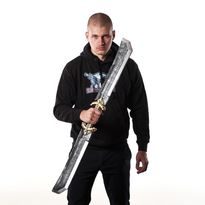 Double Edged Thanos Sword Replica Prop By Blasters4Masters 2