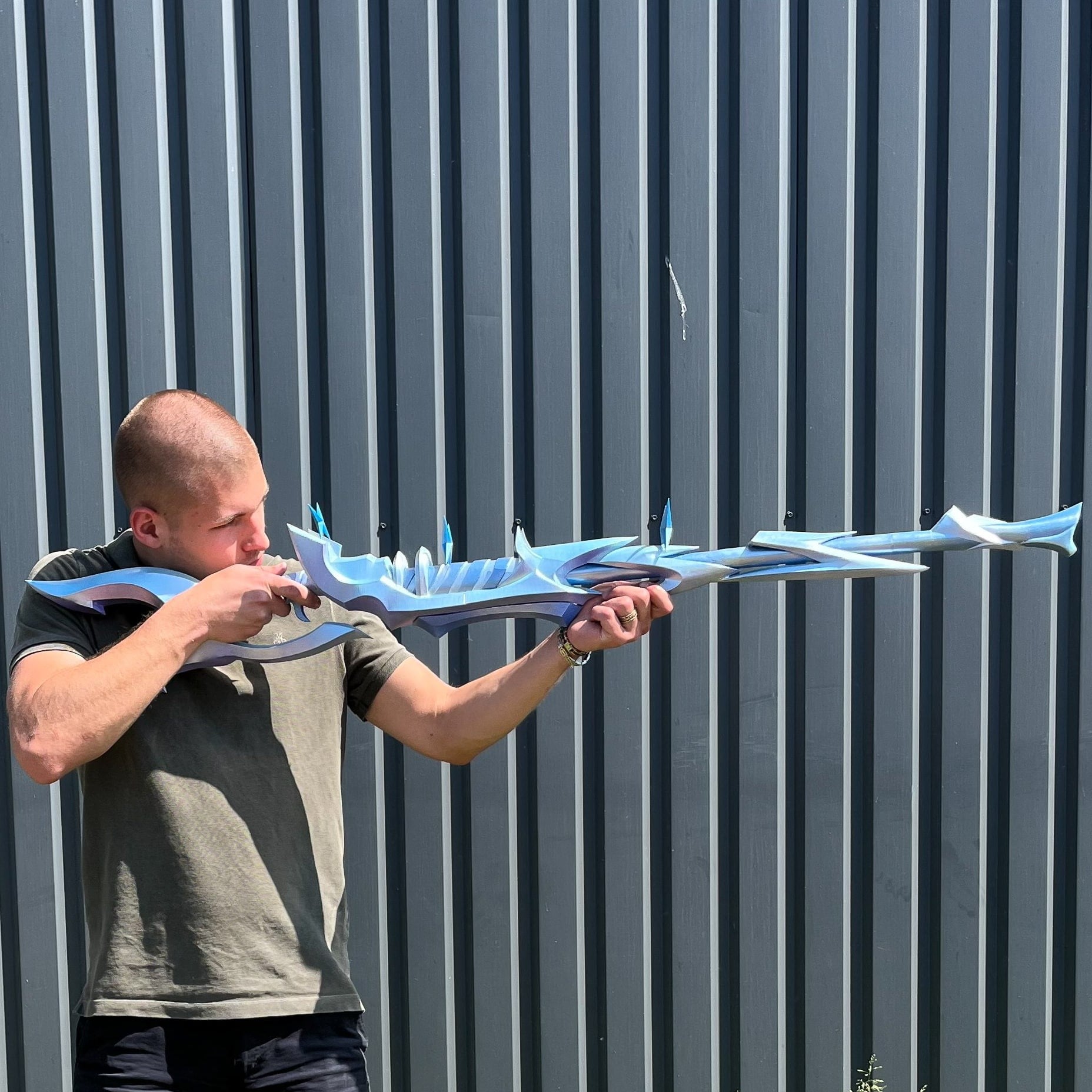 DRX Caitlyn sniper prop replica from League of Legends By Blasters4Masters