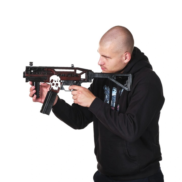 M221 Saratoga Replica Prop From Cyberpunk 2077 By Blasters4Masters 4
