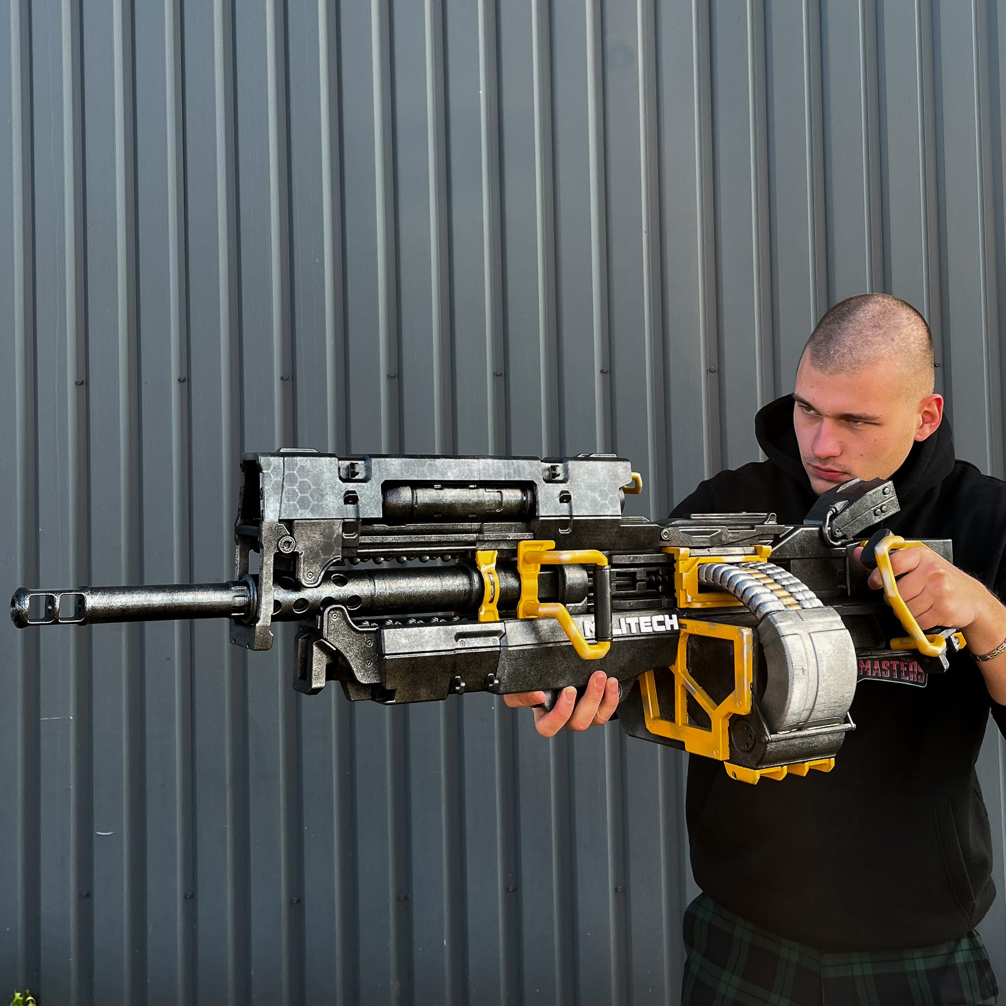 Militech Mk. 31 HMG replica prop Cyberpunk by Blasters4Masters