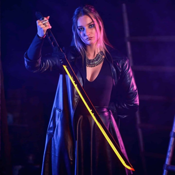 Phantom Orange LED Katana prop replica Cyberpunk by Blasters4Masters