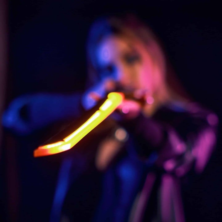 Phantom Orange LED Katana prop replica Cyberpunk by Blasters4Masters