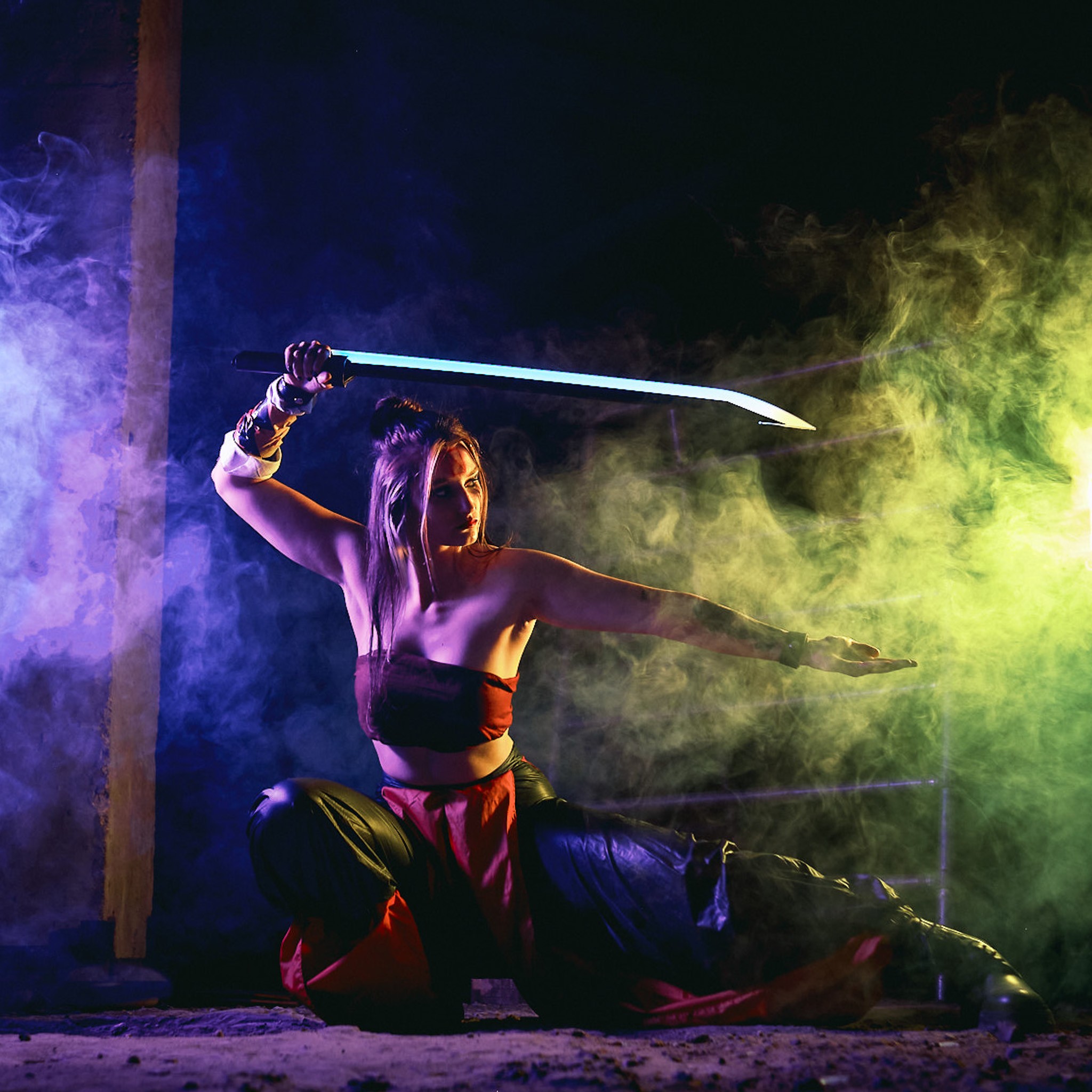 RGB LED Zero katana sword replica prop Borderlands cosplay by Blasters4Masters