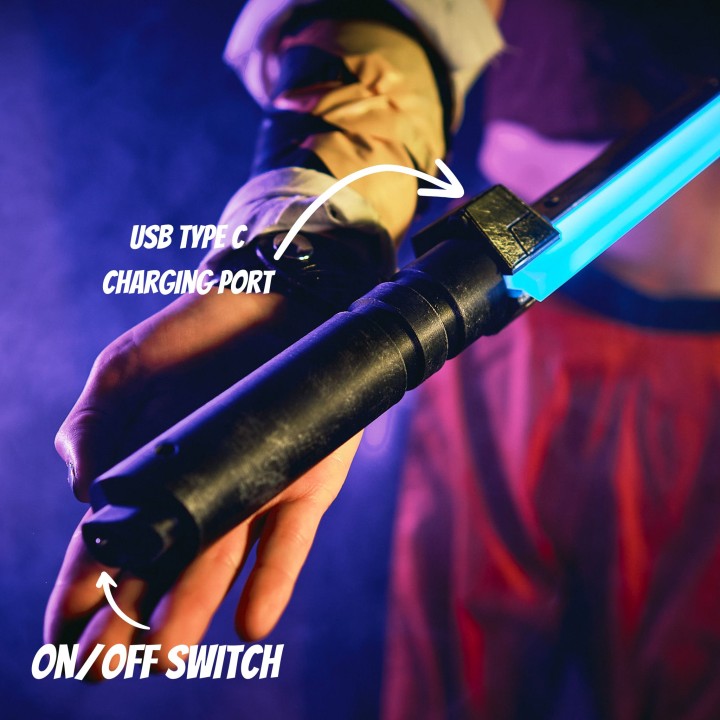 RGB LED Zero katana sword replica prop Borderlands cosplay by Blasters4Masters