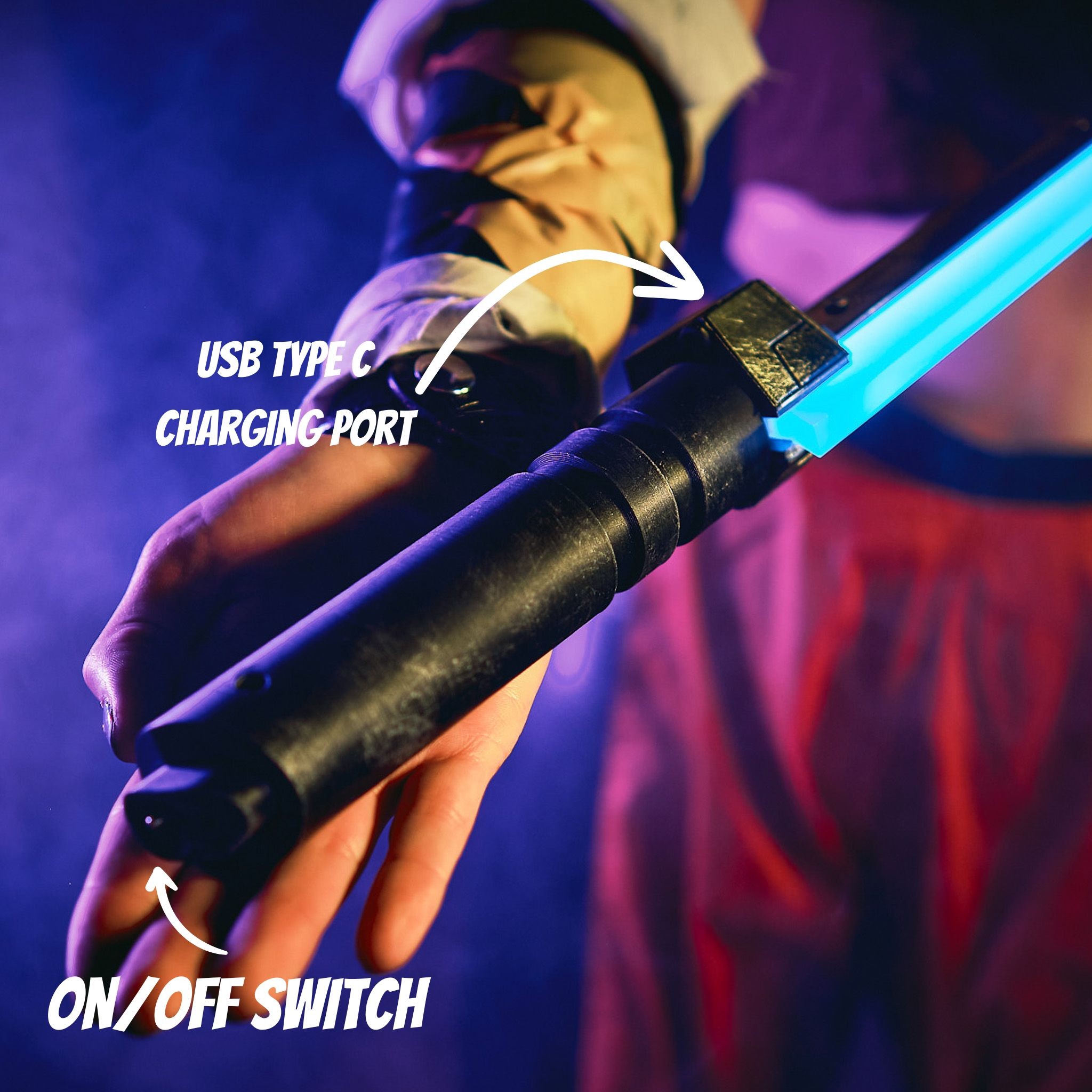 RGB LED Zero katana sword replica prop Borderlands cosplay by Blasters4Masters