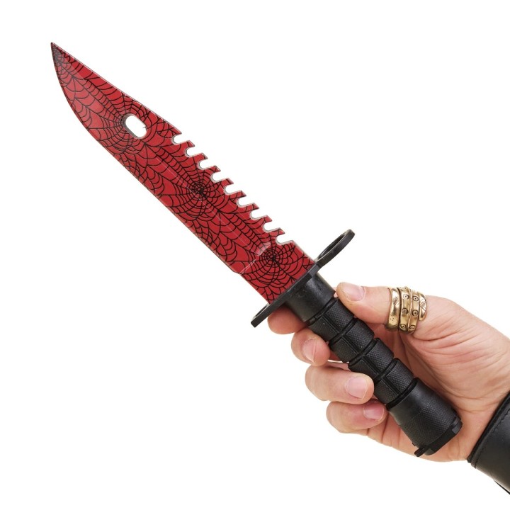 M9 Bayonet Crimson Web Replica Prop From CS GO By Blasters4Masters