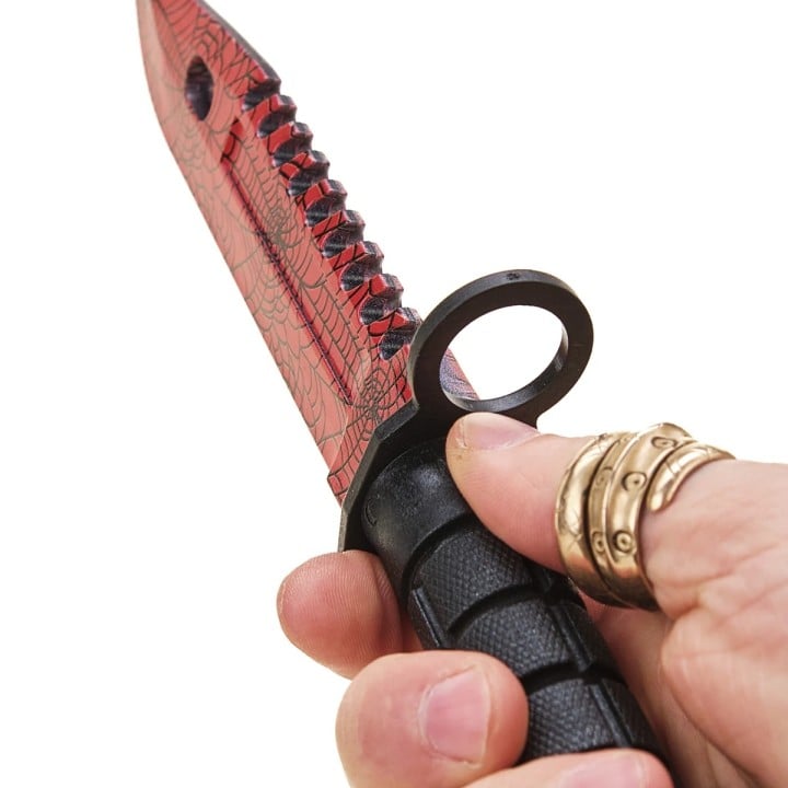 M9 Bayonet Crimson Web Replica Prop From CS GO By Blasters4Masters 2