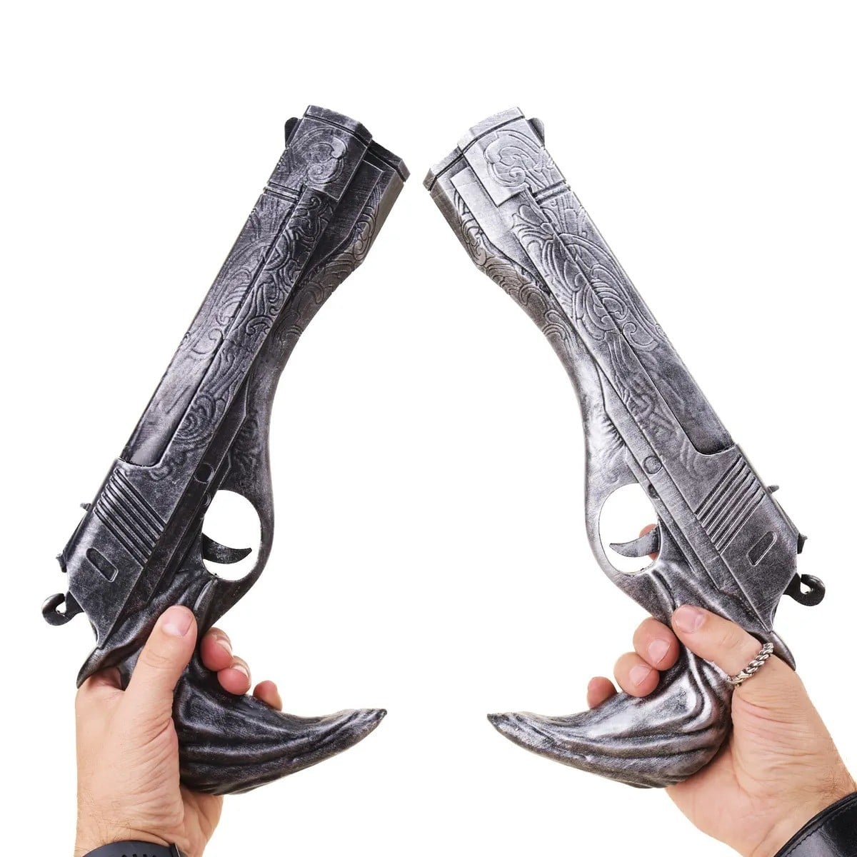 Ebony And Ivory Pistols REMAKE Replica Prop From Devil May Cry By Blasters4Masters 20