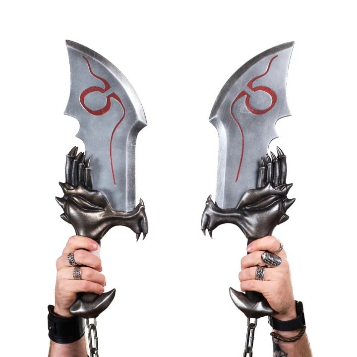 Kratos Blades Replica Prop From God Of War By Blasters4Masters 5