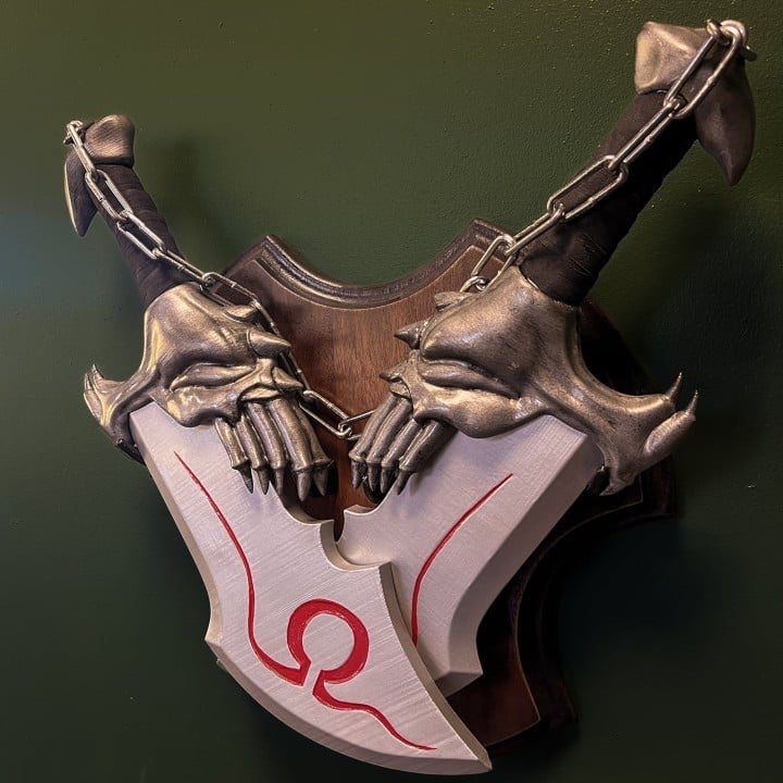 Kratos Blades prop replica swords from God of War by Blasters4Masters