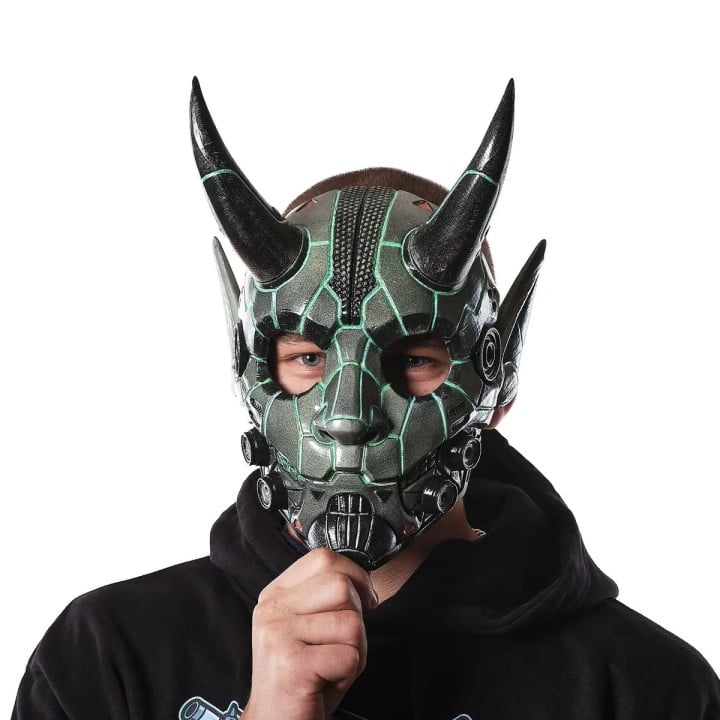 Cyberpunk Oni Mask