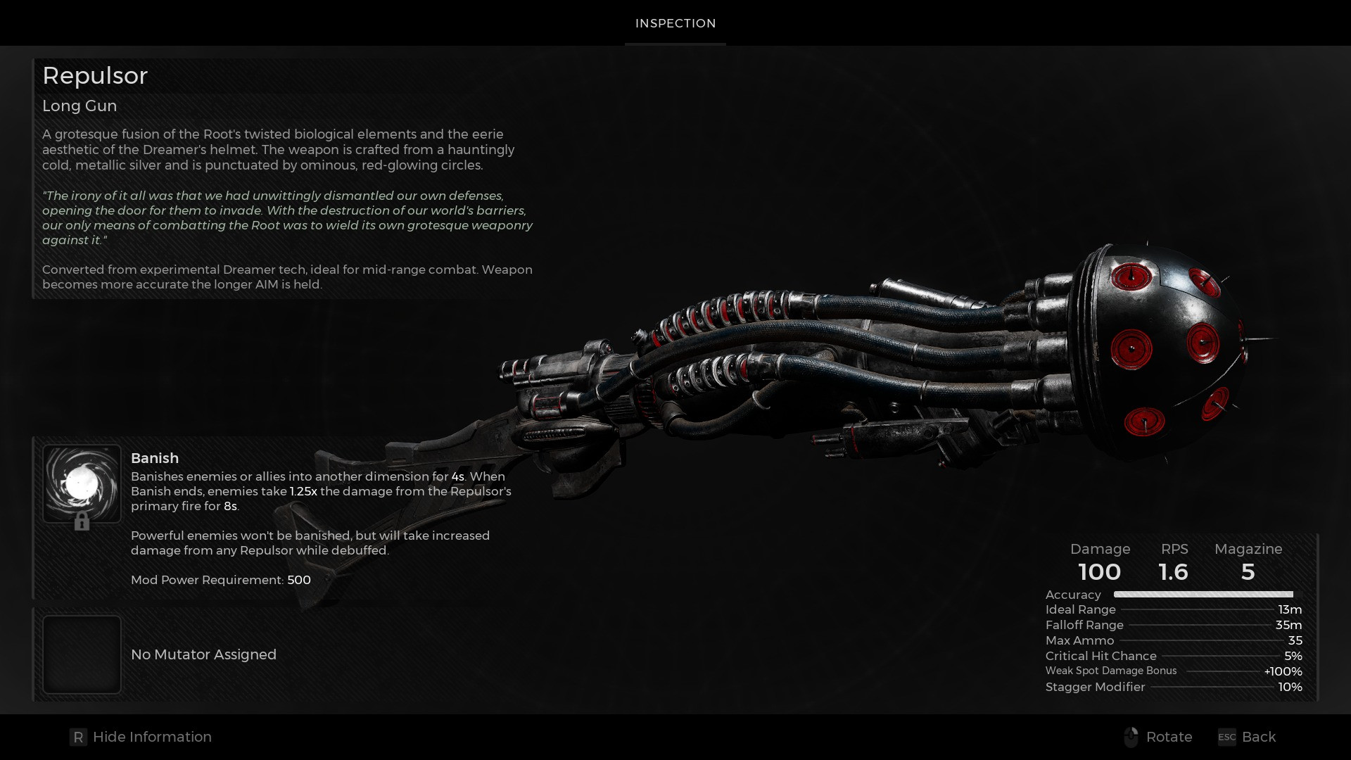 Repulsor – A boss weapon prop replica from Remnant by Blasters4Masters