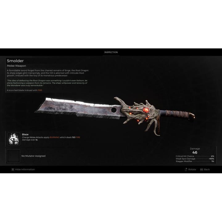 Smolder (Veteran) – Remnant (Pre-Order) prop replica by Blasters4Masters
