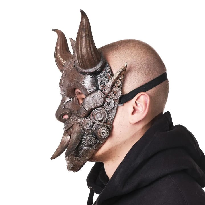 Oni Stempunk Mask Replica Prop By Blasters4Masters 2