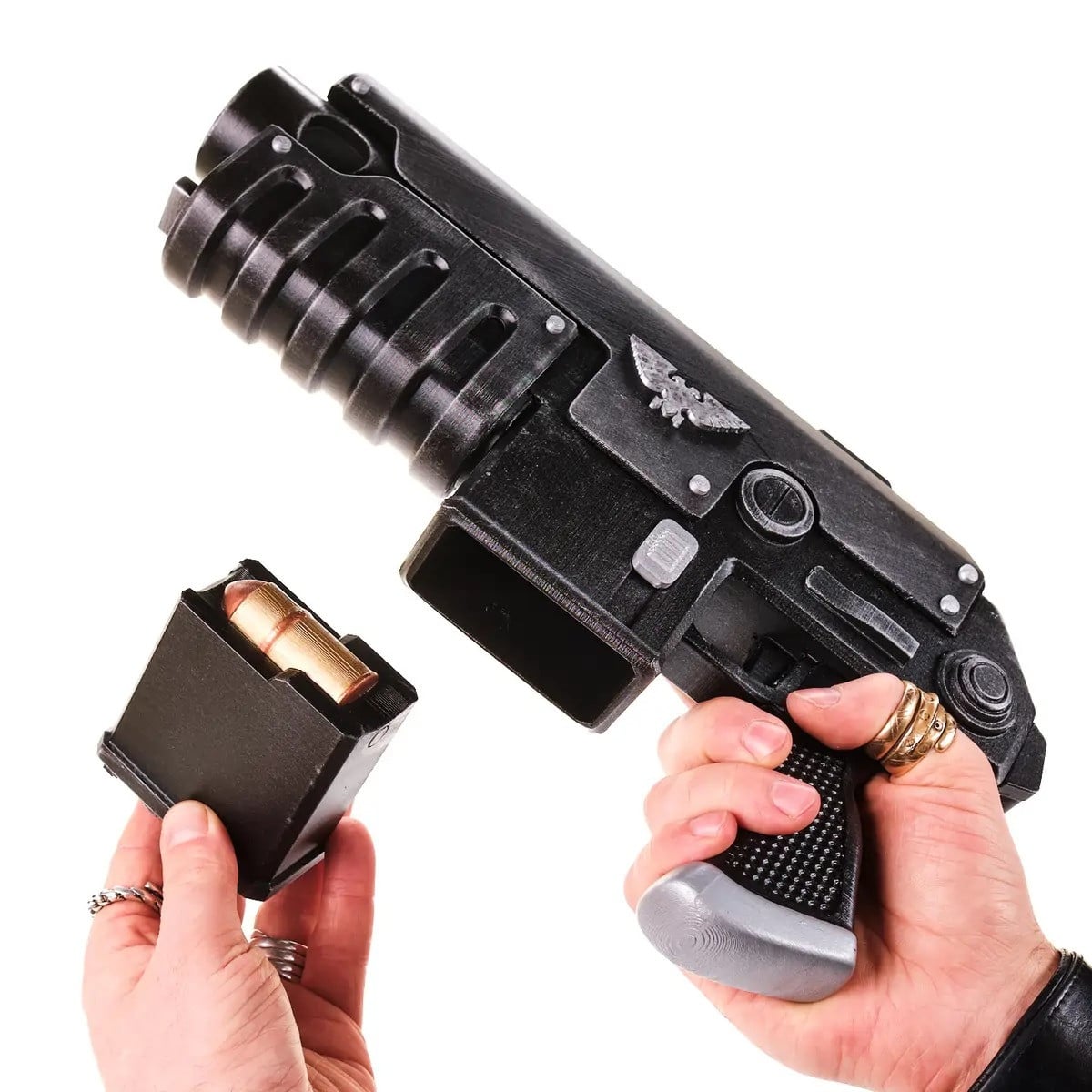 Special Issue Bolt Pistol Replica Prop From Warhammer 40K By Blasters4Masters 8
