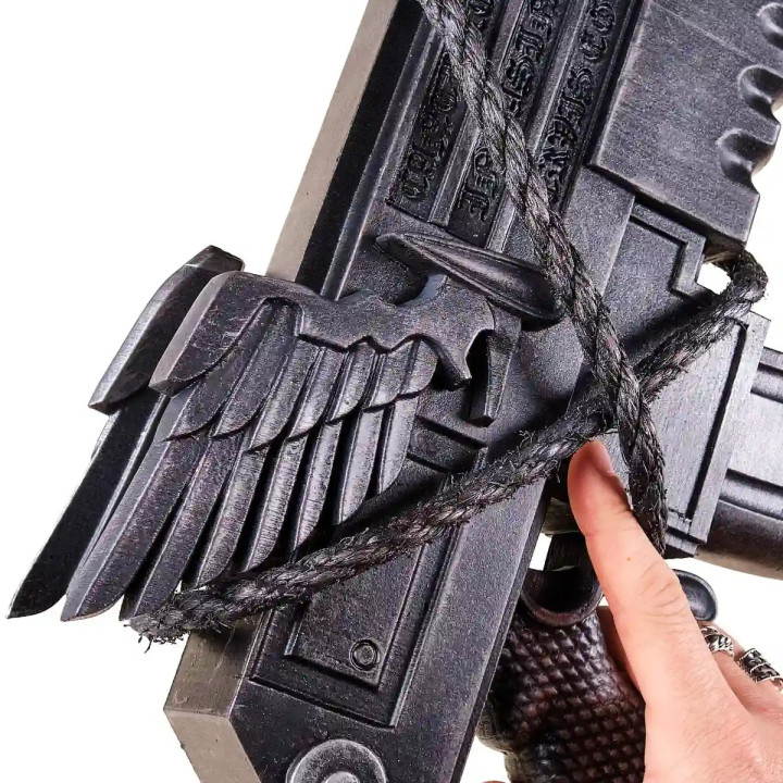 Octavios Burden Bolter Replica Prop From Warhammer 40K By Blasters4Masters 4