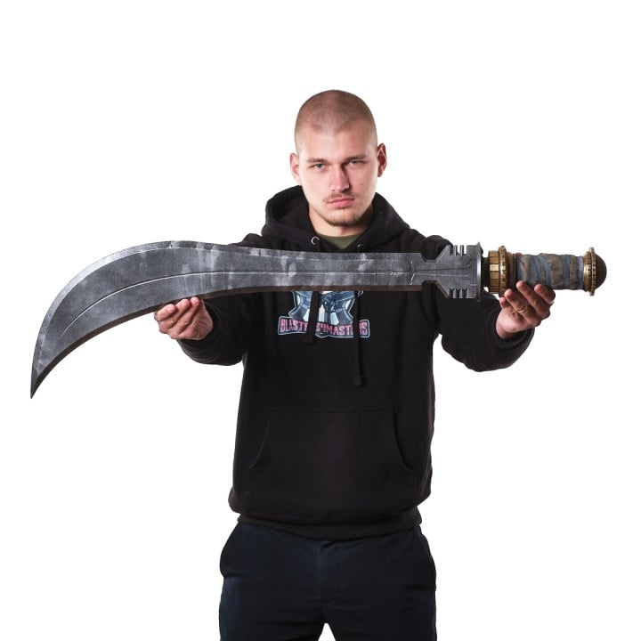 Ryyk Scimitar Blade Replica Prop From Star Wars By Blasters4Masters 5