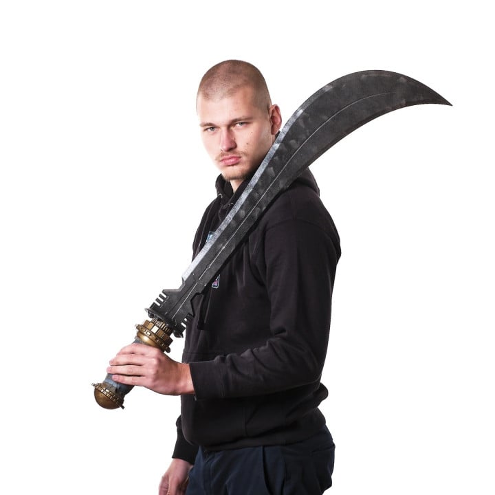 Ryyk Scimitar Blade Replica Prop From Star Wars By Blasters4Masters 2