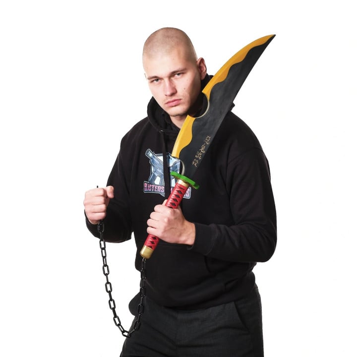 Uzui Tengen Swords Replica Prop From Demon Slayer By Blasters4Masters 4