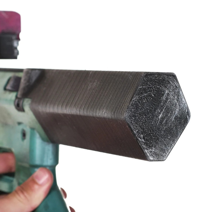 Rebeccas SMG TKI 20 Replica Prop From Cyberpunk 2077 By Blasters4Masters 14