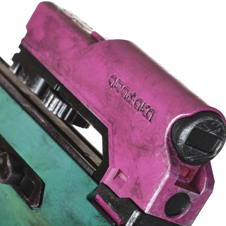 Rebeccas SMG TKI 20 Replica Prop From Cyberpunk 2077 By Blasters4Masters 11